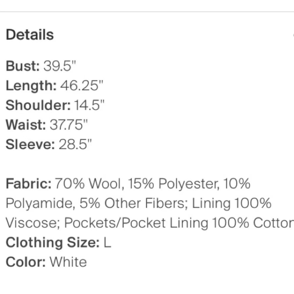 Maison‎ Margiela MM6 Black & Cream Houndstooth Layered Wool Blend Coat Sz. L